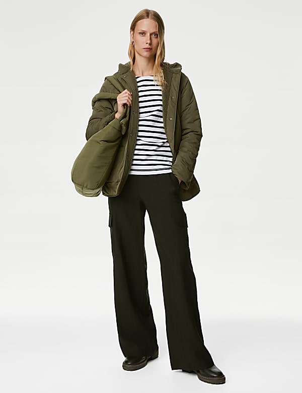 Buy Textured Quilted Reversible Puffer Jacket at Marks Spencer