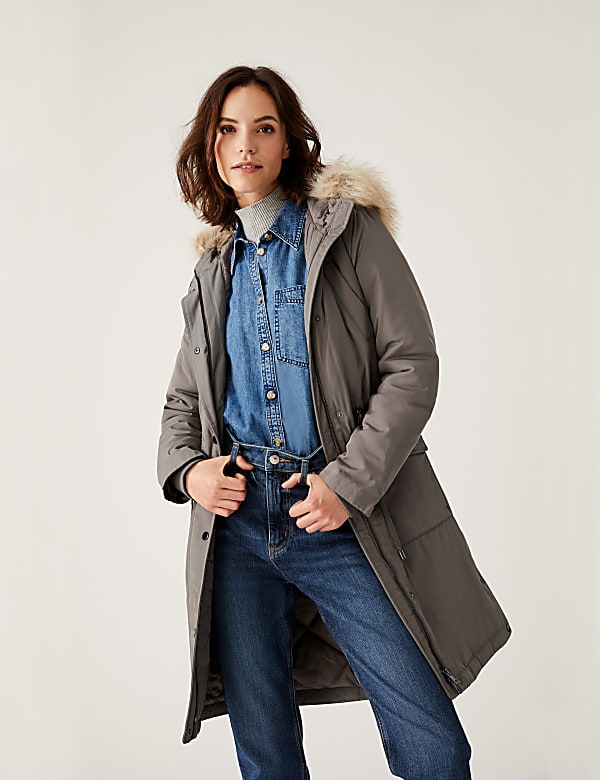M&s parka coats store