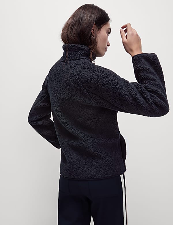 Borg Lightweight Funnel Neck Jacket
