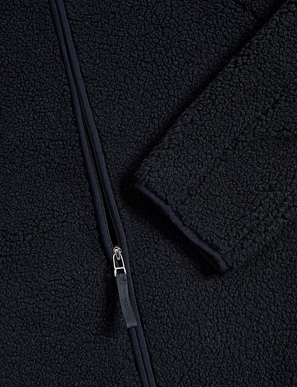 Borg Lightweight Funnel Neck Jacket