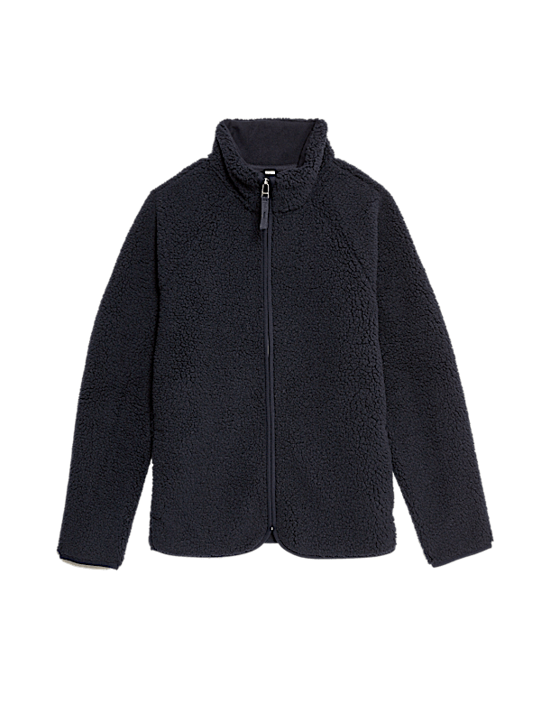 Borg Lightweight Funnel Neck Jacket