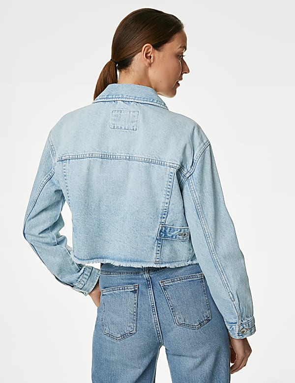 Jaket Crop Denim - ID