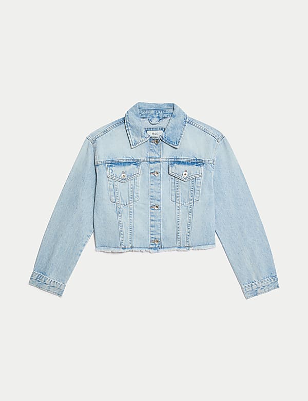 Jaket Crop Denim - ID