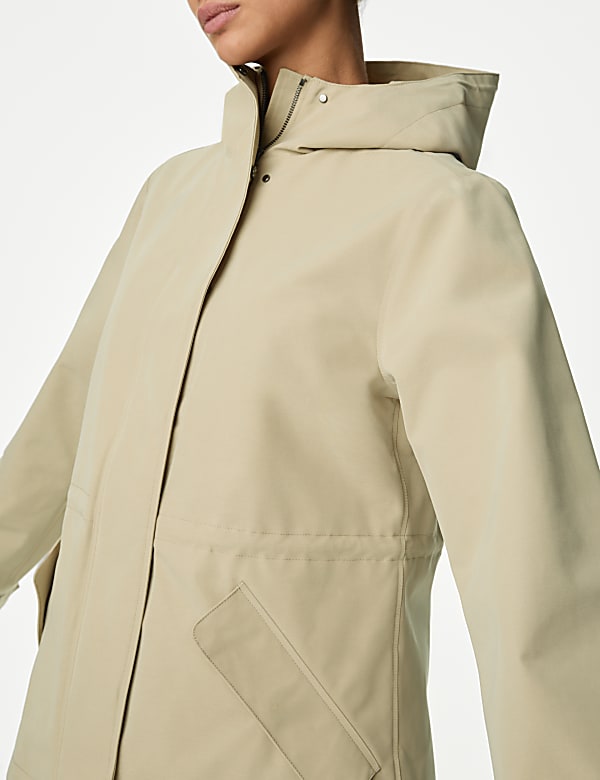 Stormwear™ Hooded Rain Jacket with Cotton