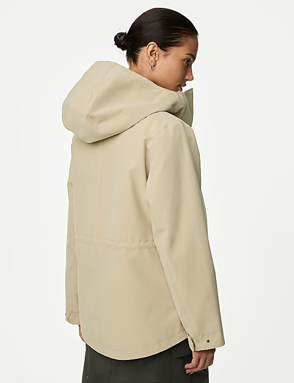 Stormwear™ Hooded Rain Jacket with Cotton