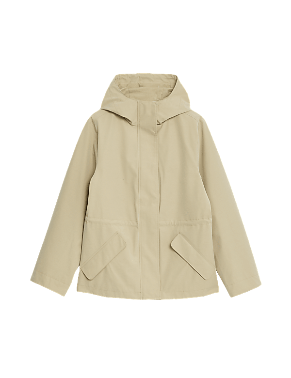 Stormwear™ Hooded Rain Jacket with Cotton