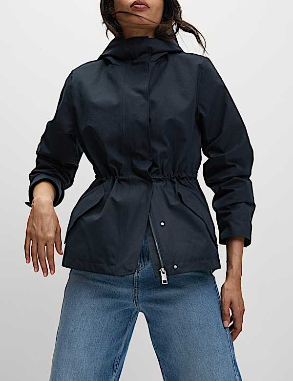 Imperméable en coton à capuche, doté de la technologie Stormwear™ - FR