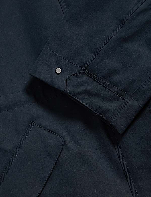 Imperméable en coton à capuche, doté de la technologie Stormwear™ - FR