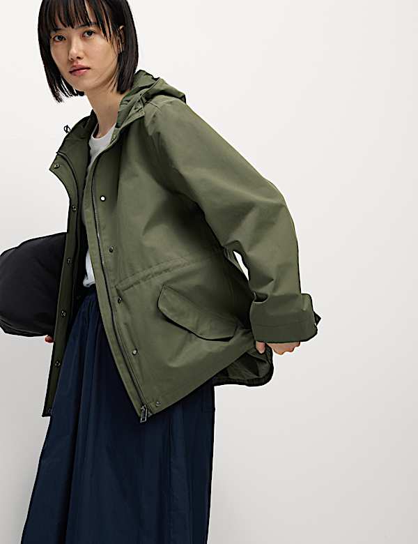 Αδιάβροχο τζάκετ Stormwear™ με κουκούλα από βαμβάκι - GR