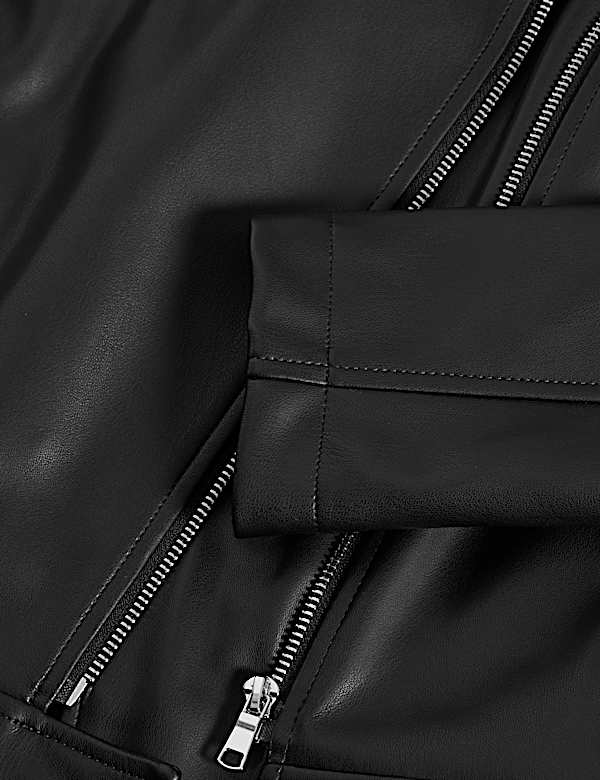 Faux Leather Biker Jacket