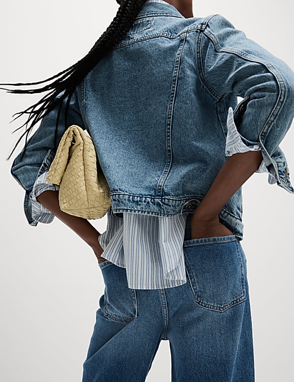 Marks and spencer indigo denim jacket best sale