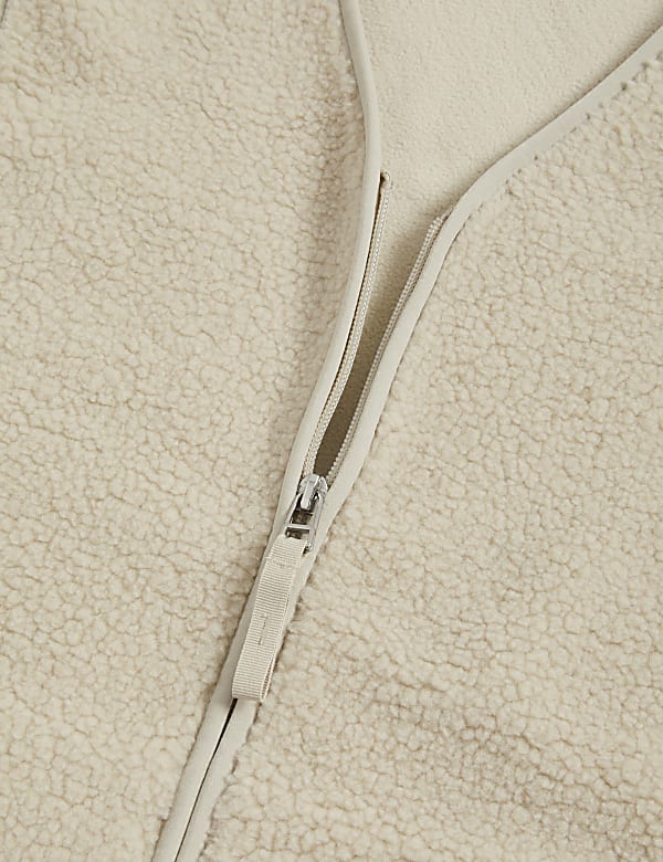 Borg Lightweight Collarless Gilet