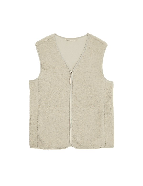 Borg Lightweight Collarless Gilet