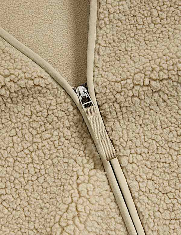 Borg Lightweight Collarless Gilet