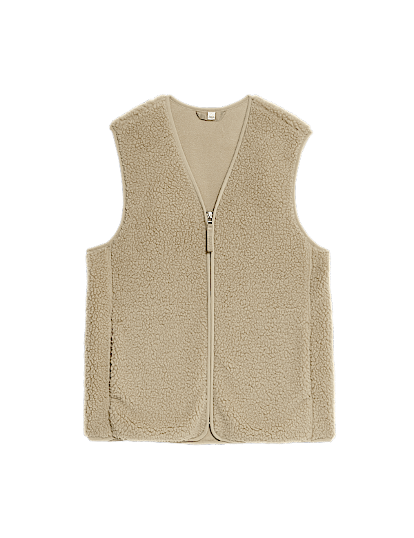 Borg Lightweight Collarless Gilet