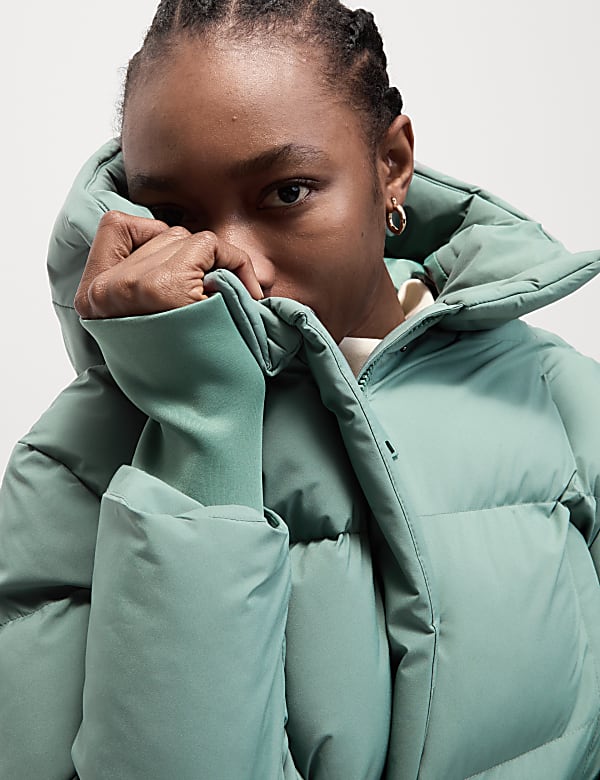 Thermowarmth™ Hooded Longline Duvet Coat