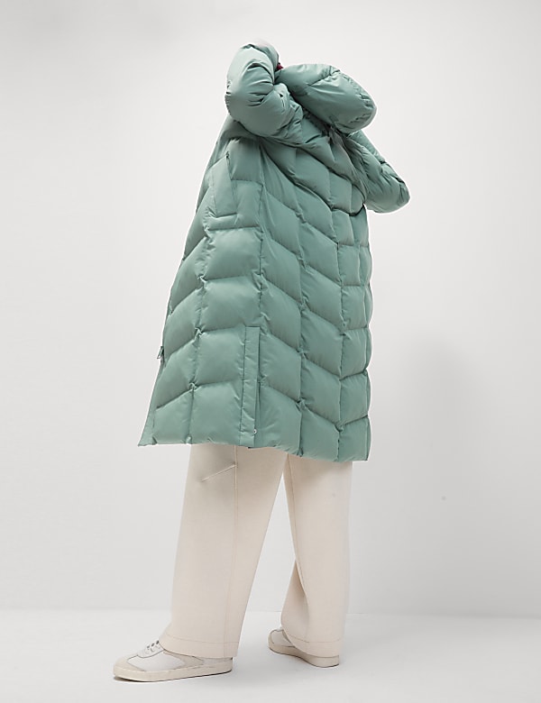 Thermowarmth™ Hooded Longline Duvet Coat