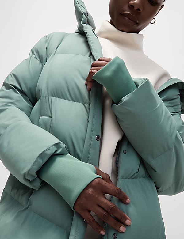 Thermowarmth™ Hooded Longline Duvet Coat