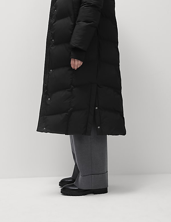 Thermowarmth™ Hooded Longline Duvet Coat