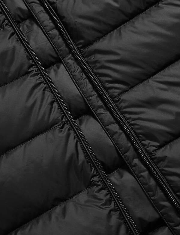 Feather & Down Quilted Packaway Puffer Gilet