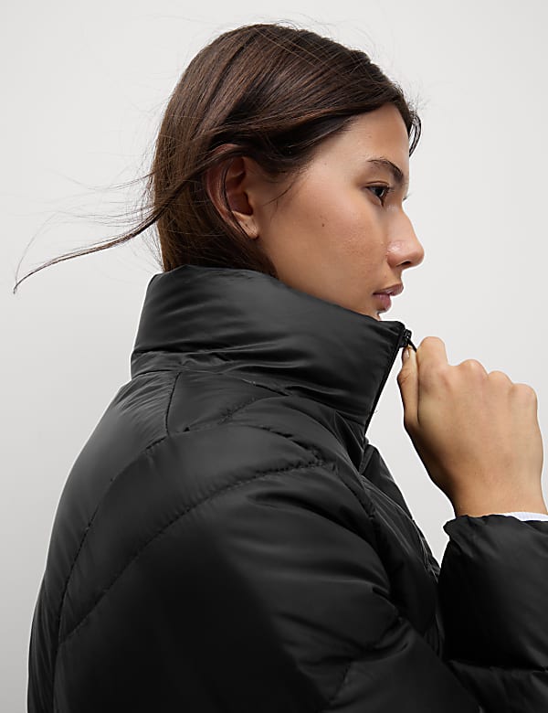 Veste molletonnée repliable Petite taille garnie de plumes et de duvet - LU