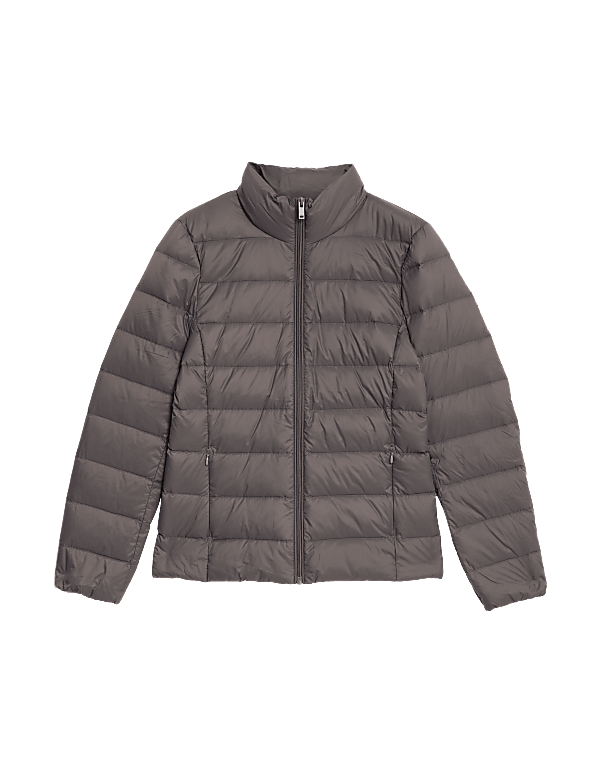 Feather & Down Quilted Packaway Puffer Jacket