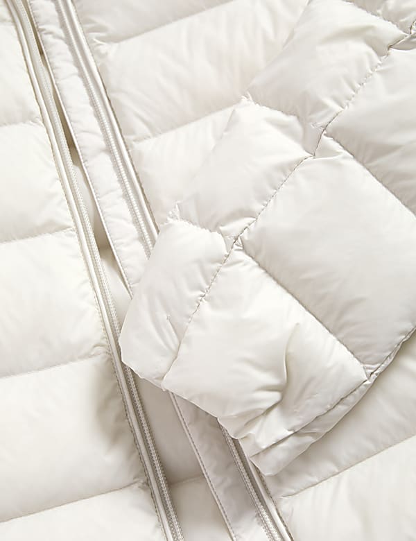 Feather & Down Quilted Packaway Puffer Jacket - KR