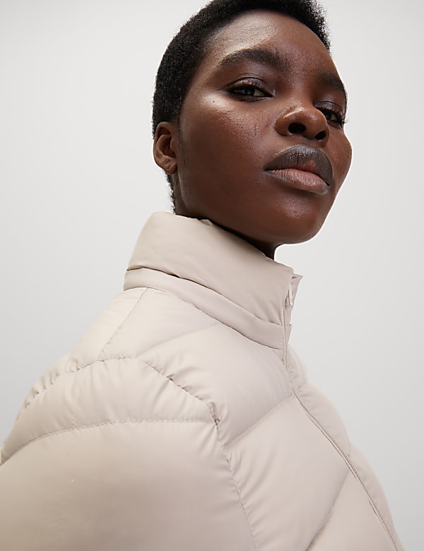 Feather & Down Padded Puffer Coat - HU