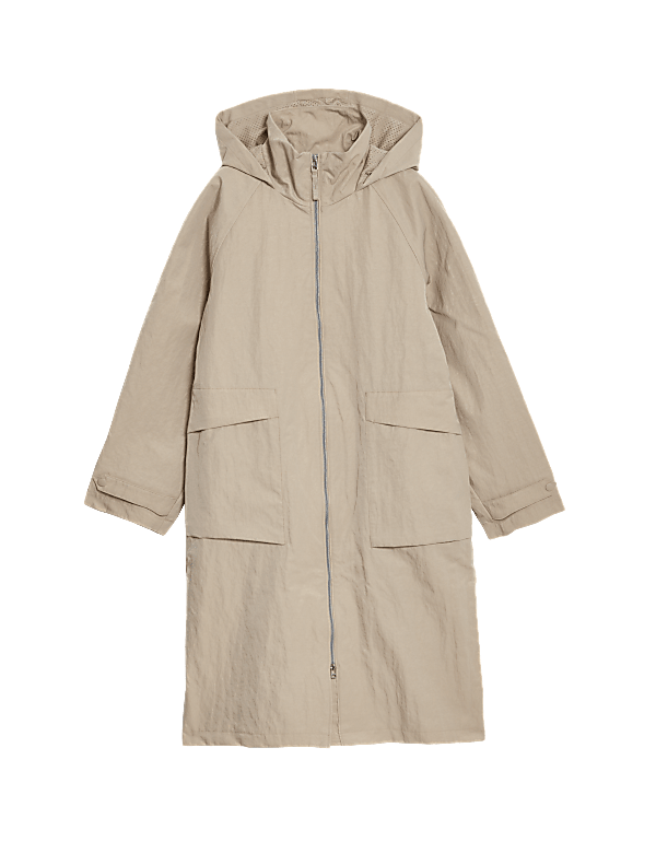 Stormwear™ Funnel Neck Longline Raincoat