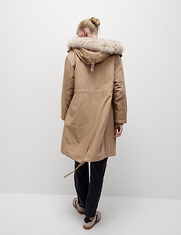 Stormwear&trade; Faux-Fur Hooded Parka Coat - ID
