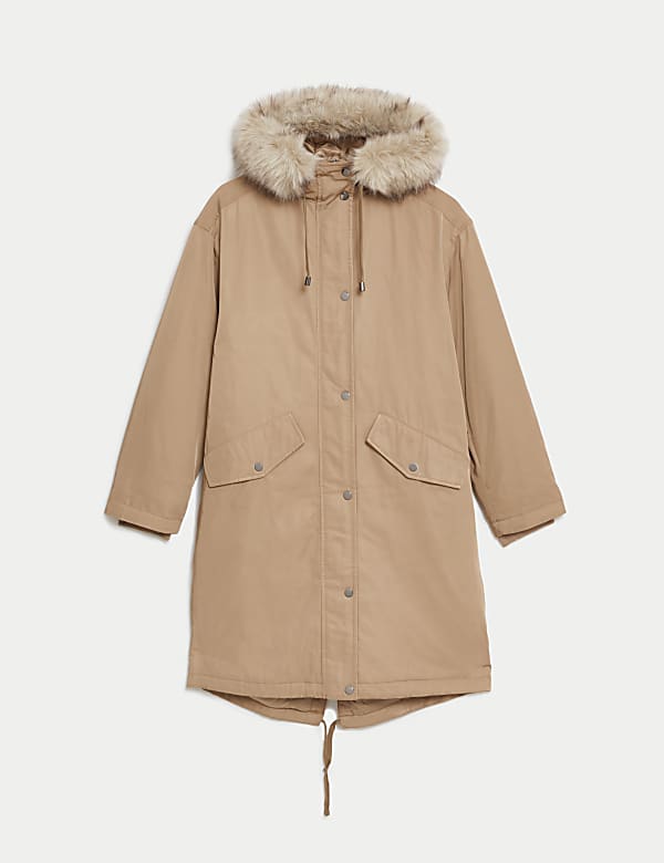 Stormwear&trade; Faux-Fur Hooded Parka Coat - ID