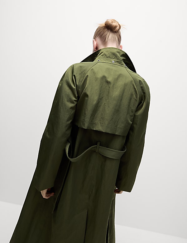 Belted trench cape cheap