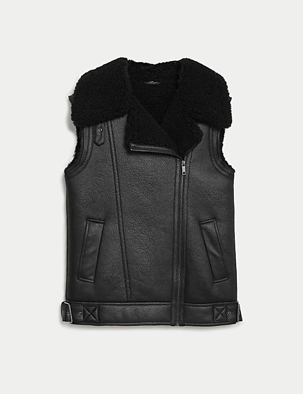 Shearling Aviator Gilet - CH