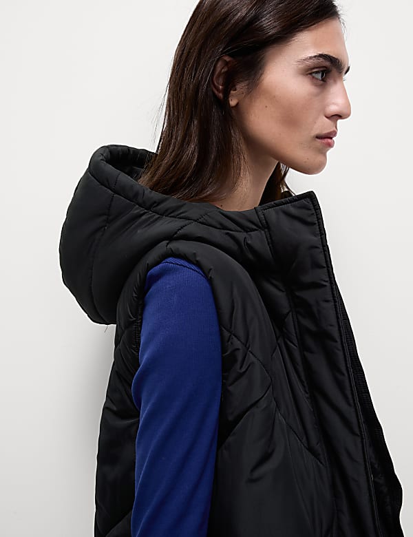 Thermowarmth™ Quilted Longline Puffer Gilet