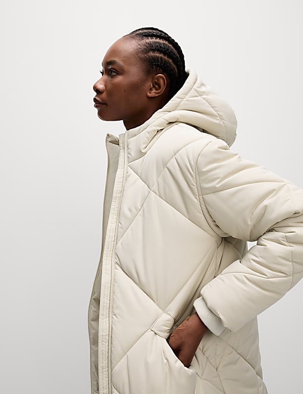 Thermowarmth™ Diamond Quilted Padded Coat