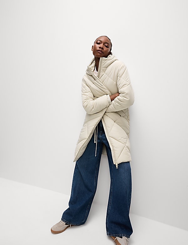 Thermowarmth™ Diamond Quilted Padded Coat