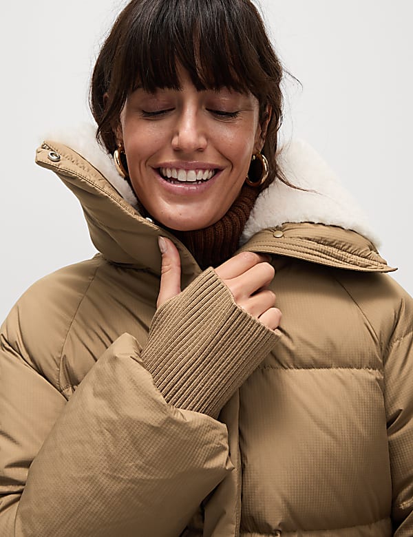 Feather & Down Puffer Jacket
