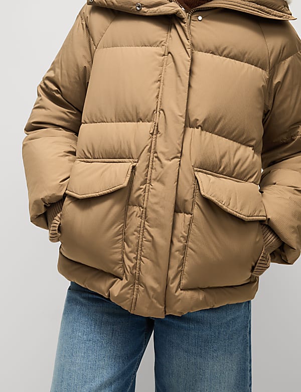 Feather & Down Puffer Jacket