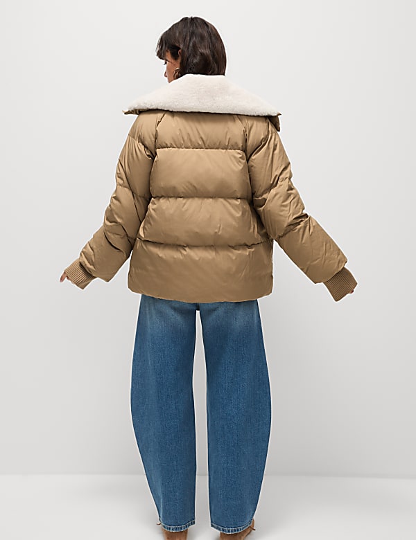Feather & Down Puffer Jacket