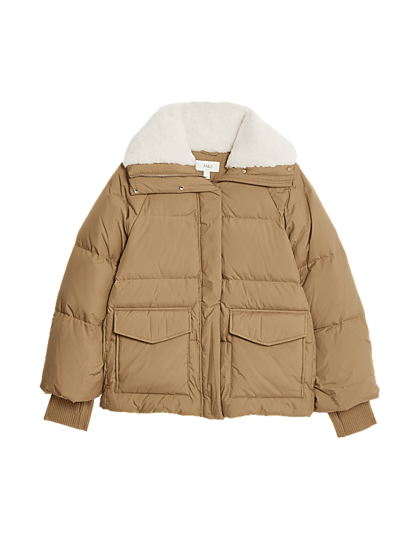 Feather & Down Puffer Jacket