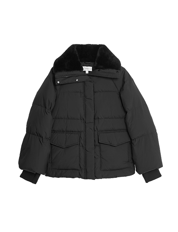 Feather & Down Puffer Jacket