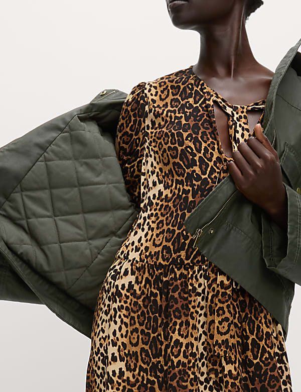 Waxed Hooded Short Jacket