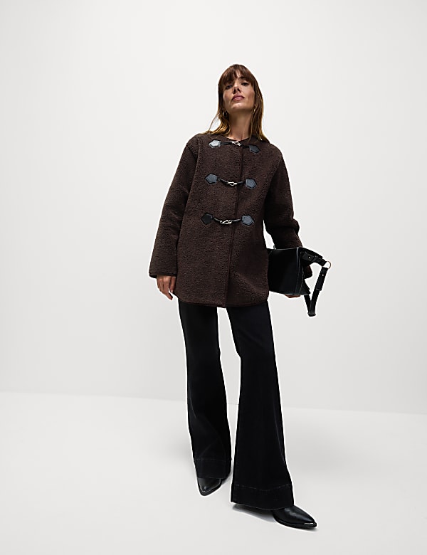 Textured Buckle Coat - IT