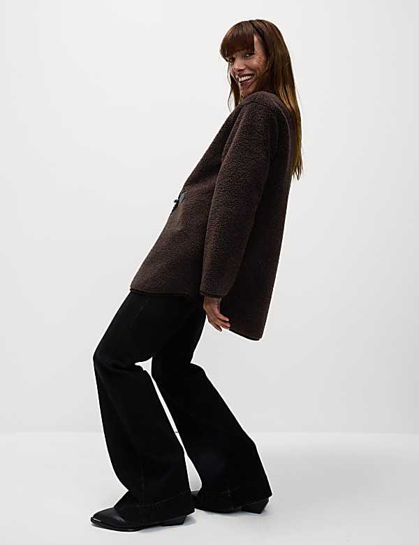 Textured Buckle Coat - IT