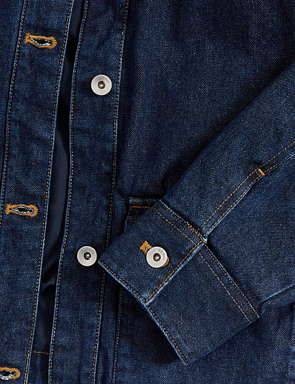 Collared Relaxed Denim Jacket