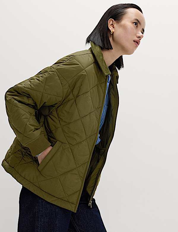 Thermowarmth™ Quilted Collared Jacket