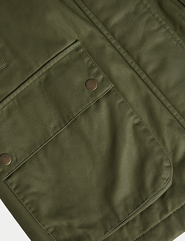 Parka matelassée en coton ciré - LU