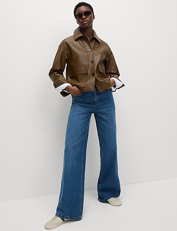 Faux Leather Jacket - JO