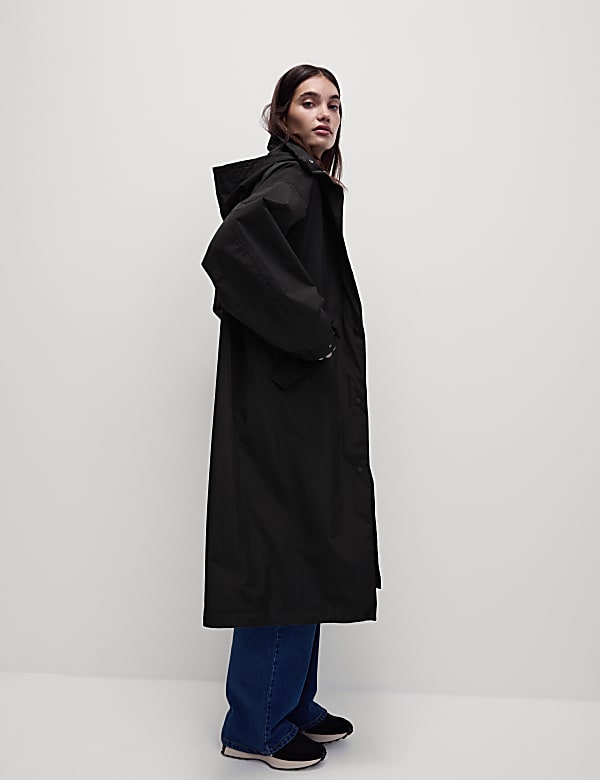 Petite Waterproof Oversized Longline Parka Coat - JE