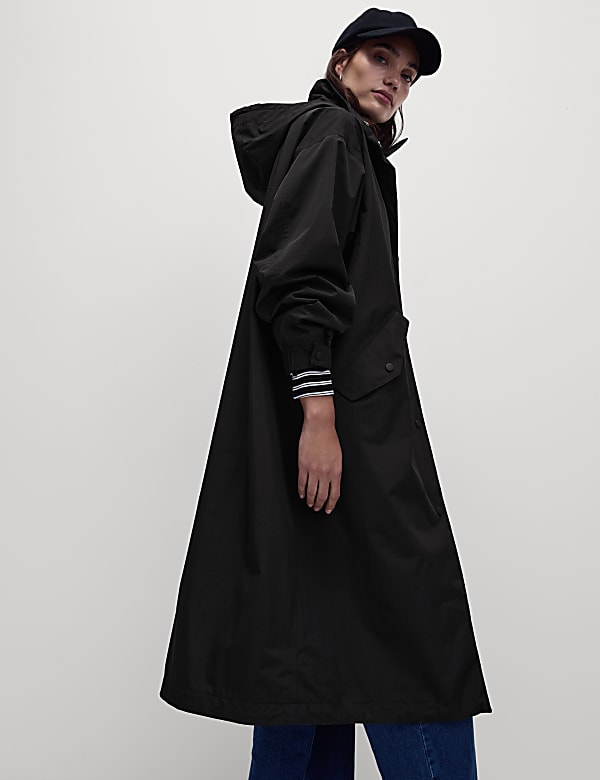 Petite Waterproof Oversized Longline Parka Coat - CN
